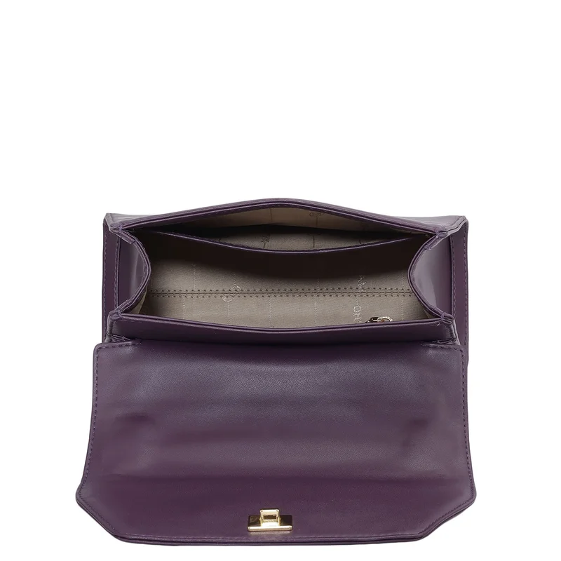 Da Milano Grapevine Small Plain Leather Shoulder Bag - Grapevine for Women | Best Price UAE